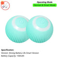 Automatic Rolling Cat Ball (2-Pack), Motion Activated Toy with Tail