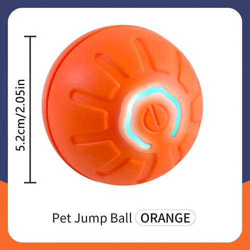Self Moving Pet Ball, Motion Activated Bouncing Dog and Cat Toy